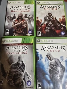 Ubisoft XBOX 360 Assassin's Creed 4 SPIELE BUNDLE LOT - GETESTET - Bild 1 von 3
