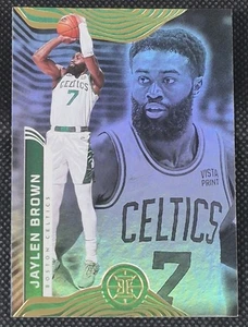 2021-22 Panini Illusions Jaylen Brown Emerald No. 2 Boston Celtics - Picture 1 of 6