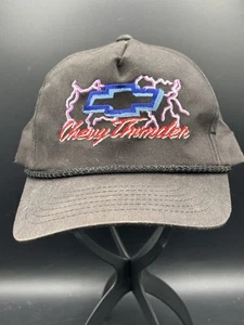 Chevy Thunder SnapBack Cap 90s Chevrolet Lightning Vintage Mütze schwarz Y2K Truck Seil - Bild 1 von 14