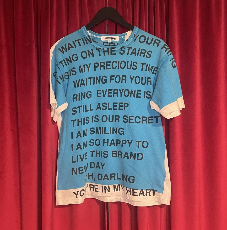 Camisa Poema Junya Watanabe Ss2002 Talla Pequeña Archivo Raro Foto 1 de 4