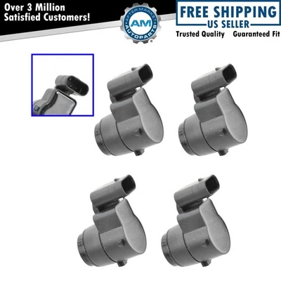 Sensor auxiliar de estacionamento de backup conjunto traseiro de 4 para BMW E90 325i 328i 330i 335i M3 - Imagem 1 de 4