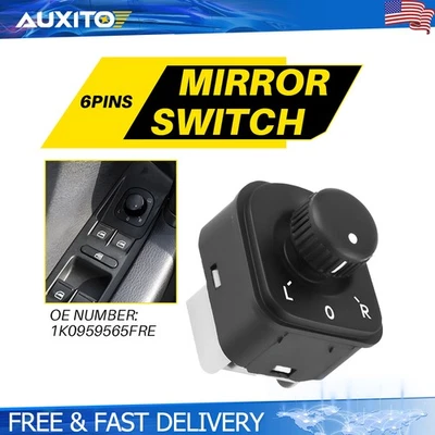 For Volkswagen Eos 2007-2016 Golf City 2007-2010 Rear View Mirror Switch Control - Image 1 of 4