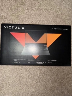 BRAND NEW & FACTORY SEALED - HP Victus 15 Gaming Laptop (model #15-FA2082WM) - Image 1 of 3