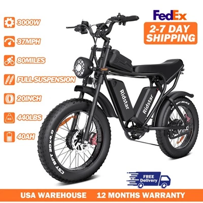 Bicicleta elétrica 48/52V 1200/1500/2000W 15/20/40Ah 16/20 polegadas E-Motobike para adultos - Imagem 1 de 4