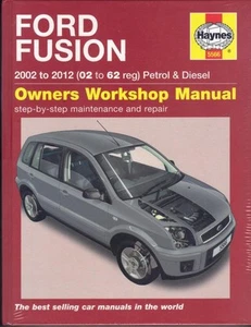FORD FUSION STYLE,ZETEC,TITANIUM,16V,TDCI,HAYNES MANUAL 2002-2012 "NEW HARDBACK" - Picture 1 of 1