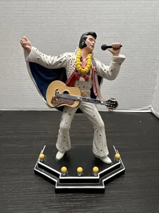 Bradford exchange Elvis Presley Aloha From The King Statue showcase King collect - Picture 1 of 6