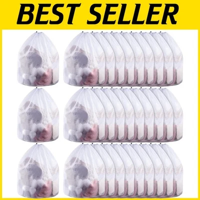 Versatile Heavy-Duty 30 Mesh Laundry Bags with Drawstring Closure - 24x32 Inch - Image 1 of 4
