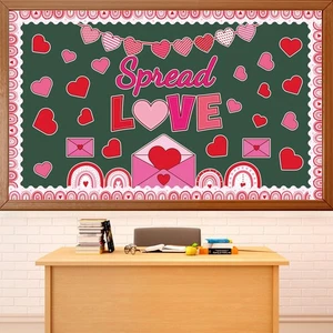 Spread Love Valentine's Day Bulletin Board Decorations Valentines Day Classro... - Picture 1 of 7