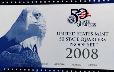 2008 UNITED STATES MINT 50 STATE QUARTERPROOF SET. - Image 1 of 4