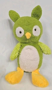 Animal Adventure Sweet Sprouts Green Owl Plush 15" Target Stuffed Toy Yellow HTF - Picture 1 of 9