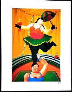 Fernando Botero - Equilibrista - 50x65 cm Limitierte Auflage Nr. 21/250 - Bild 1 von 4