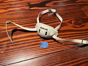 RIDDELL gebrauchter Medium Hard Cup High Mount Football Helm Kinnriemen weiß NFL - Bild 1 von 4