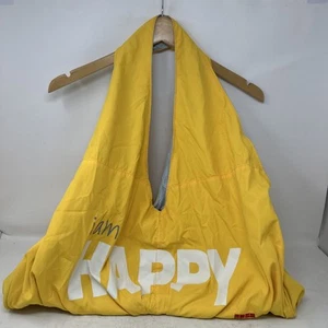 Peace Love World Yellow Travel Bag- I Am Happy (47) - Picture 1 of 5