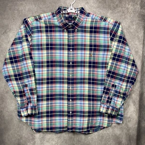 Ralph Lauren Plaid Shirt 3XBig Button Down Mens Multicolor Casual Preppy Office - Picture 1 of 13