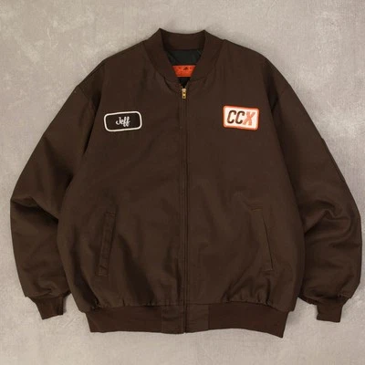 Red Kap Vintage 90s Ccx Workwear Jacket 2XL Men's Brown Patches - Image 1 of 4