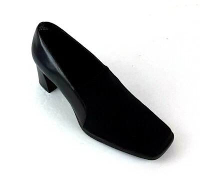 Zapatos Croft & Barrow para mujer talla 7M negros 2,75 pulgadas tacón cuadrado punta sin cordones Foto 1 de 4