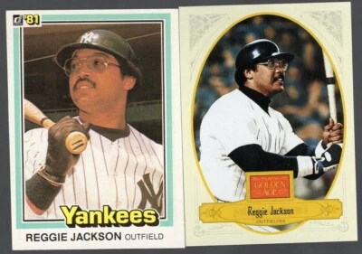 Reggie Jackson Lot of 2 2012 Panini Golden Age /1981 Donruss - Image 1 of 2