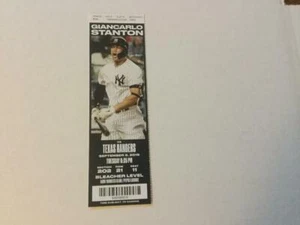 YANKEES 2019 TICKET STUB 9/3/19 VS RANGERS~Scott Heineman FIRST HR - Bild 1 von 1