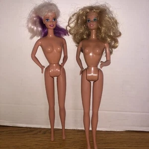 2 Barbie MALESIA vintage Mattel 1966 bambola bionda torsione e rotazione - Foto 1 di 8