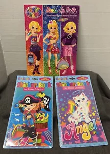 Vintage Lisa Frank Angel Kitty, Pirate & Casey Sticker Book & Paper Dolls New - Picture 1 of 11