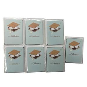 Hallmark Good Mail Pack of 2 Love S'mores Valentines Day Greeting Cards Qty 7 - Picture 1 of 9