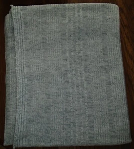 Jersey Knit FABRIC Gray 2-Way Stretch with textured woven stripes 67"W X 29"L - Picture 1 of 1