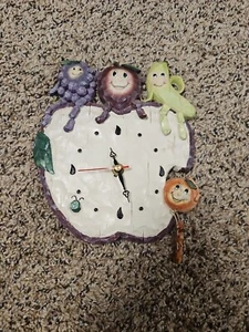 Orologio Cibo Frutta Antropomorfo Vintage Novità Divertente Cucina - Foto 1 di 9