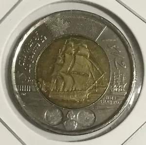 2012 Canada Toonie Queen Elizabeth $2 Coin - " War Of 1812 " Edition Rare - Picture 1 of 4