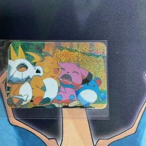 90's Pokemon Pocket Monsters Vending Sticker Raichu Magikarp Power - Picture 1 of 4