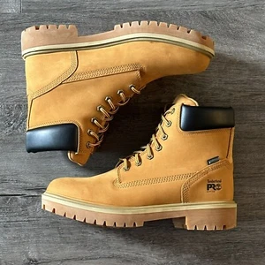 Timberland PRO 6" CONEXIÓN DIRECTA Impermeable Hombres Botas Trigo Punta Suave Talla 13 - Imagen 1 de 10