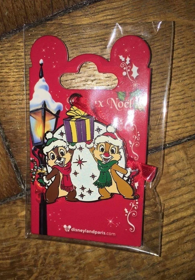 PINS DISNEY DLP PARIS PIN CHIP DALE PRESENTE NAVIDAD SANTA NUEVO LANZAMIENTO NAVIDAD Foto 1 de 1