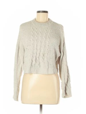 Boohoo Boutique Women Ivory Pullover Sweater S - Image 1 of 2