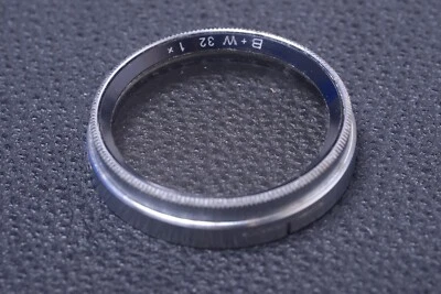 ✅ B & W SCHNEIDER UV? 32MM FILTER GENUINE VINTAGE LENS OR CAMERA PUSH ON 14-2 - Image 1 of 2