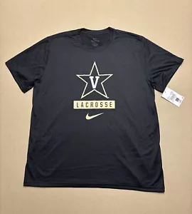 New Vanderbilt Commodores Men’s XXL Black Nike Short Sleeve Shirt XX-large 2XL - Picture 1 of 5