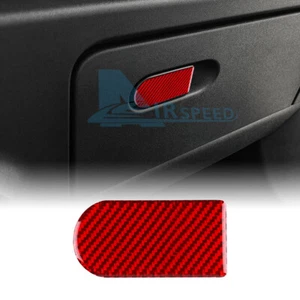 Cubierta de interruptor de caja de herramientas de pasajero de fibra de carbono roja para Mini Countryman U25 2024-UP - Imagen 1 de 9