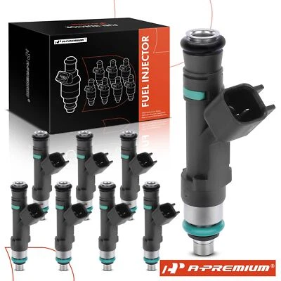 8Pcs New Fuel Injector for Cadillac DTS 2006-2011 SRX STS XLR Buick Lucerne 4.6L - Image 1 of 4