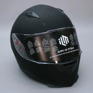 ILM Full Face Motocicleta de Calle Casco Abatible Completo - BUFANDA CUELLO FALTANTE - Imagen 1 de 12