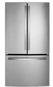 GE 27 cu ft French Door Refrigerator, Fingerprint Resistent Stainless Steel NEW! - Picture 1 of 6