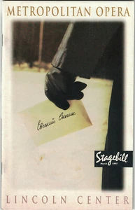 Metropolitan Opera Programm 27.03.1997 Eugen Onegin Stagebill - Bild 1 von 2
