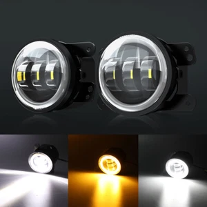 For 2008-2011 Ford Ranger 4" Inch LED Fog Lights Front Bumper Driving Lamps - Picture 1 of 12