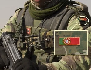 NATO ISAF BAI BRIGADA DE REACÇÃO RÁPIDA COMMANDOS vêlkrö Tab bandeira: Portugal - Bild 1 von 12