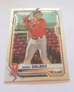 2021 Bowman Chrome - ' Bobby Dalbec - Boston Red Sox ' - Base Card - RC - Bild 1 von 2