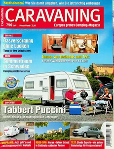 Caravaning 07/2009 Tabbert Puccini 495 HE Supertest TEC Travelbird 450 - Bild 1 von 2