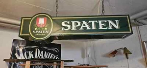 Spaten München Leuchtreklame Thekenleuchte Partykeller Bar Beleuchtung Selten! - Bild 1 von 7