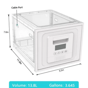 Safe Medicine Lock Box Timed Lock Box Lockable Storage Box Childproof Safe Box - Picture 1 of 8