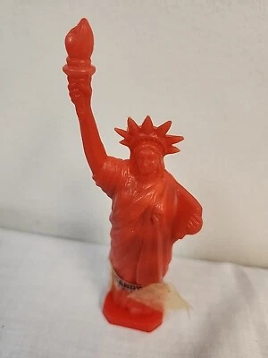 Topps STATUE OF LIBERTY 80s Vintage Candy / Gum Containers SEALED Red - Image 1 of 4