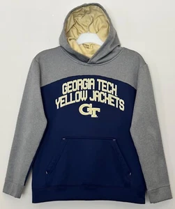 Sudadera con capucha Georgia Tech para niño talla grande (14-16) gris GT con capucha niño joven - Imagen 1 de 4