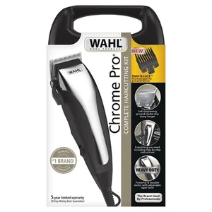 WAHL Chrome Pro KIT COMPLETO TAGLIO CAPELLI Tagliacapelli Tagliacapelli Autoaffilante - Foto 1 di 5