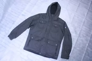 Kuhl Projekt robuste Sherpa Fleece gefütterte Full Zip Kapuzenjacke Herren L - grau - Bild 1 von 14