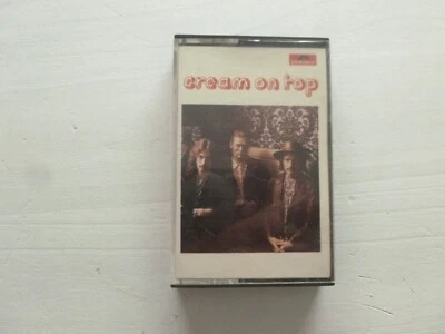 CREAM ~ ON TOP ~ RARE POLYDOR UK 1971 BLUES ROCK CASSETTE TAPE ~ PAPER LABELS - Image 1 of 4